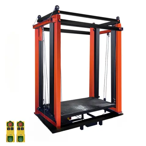 Plataforma elevadora doméstica de andamio eléctrico móvil