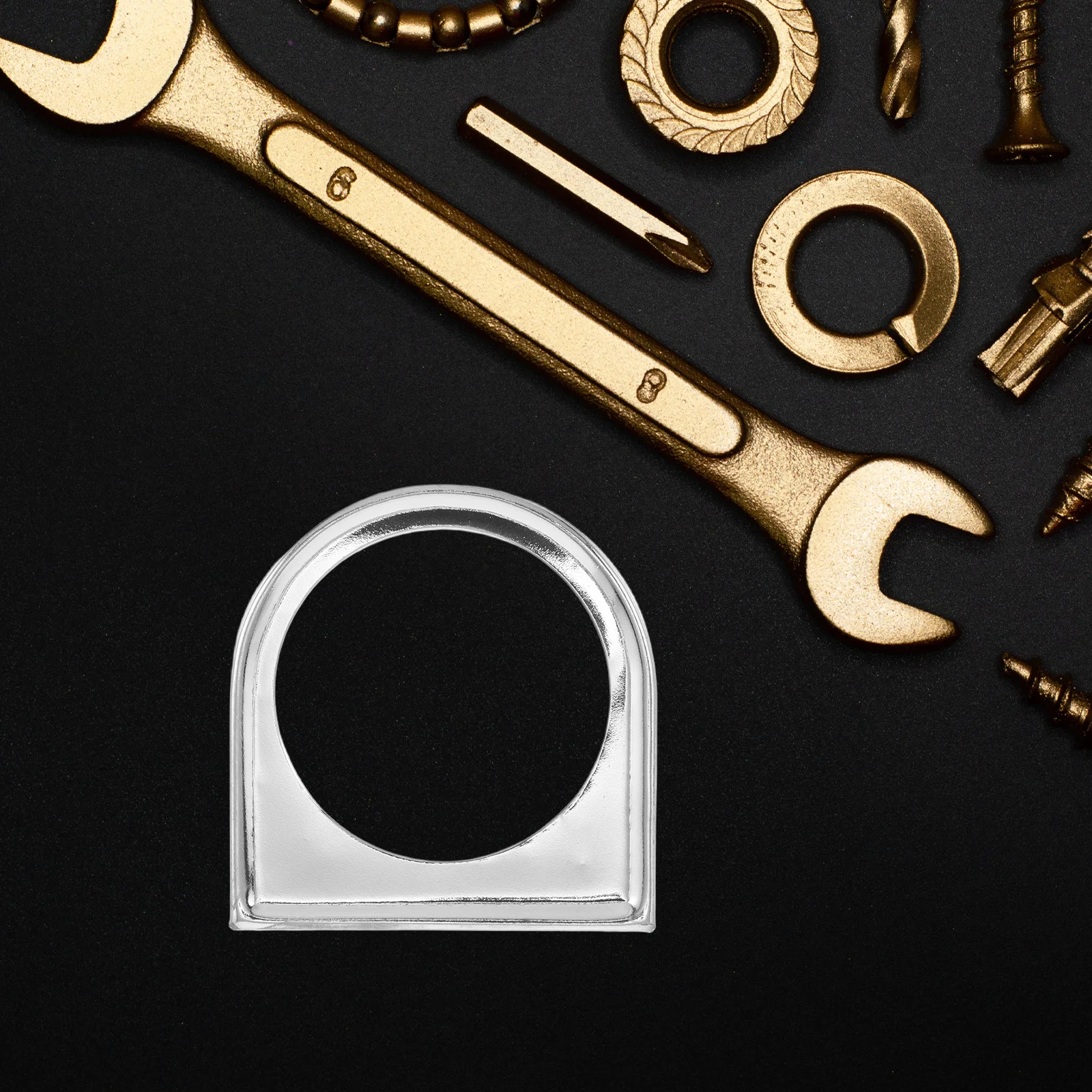 

Single Hole Gauge Mounting Bracket Iron Panel Holder Car Interior Modification Durable Iron Material Finish Standard Gauges