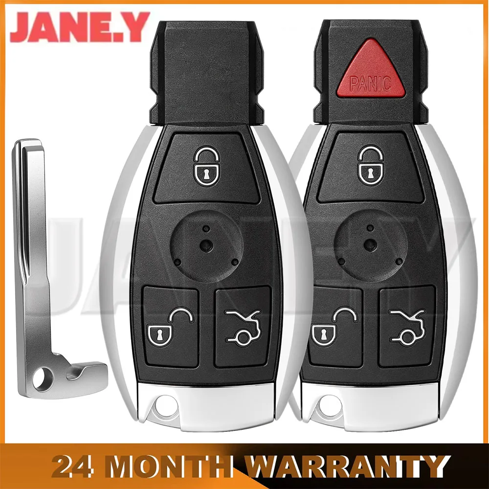 Car Key Shell Smart Key Case For Mercedes For Benz A B C E G W Class W203 W204 W205 W210 W211 W212 W22 Fob Auto Replacement Key