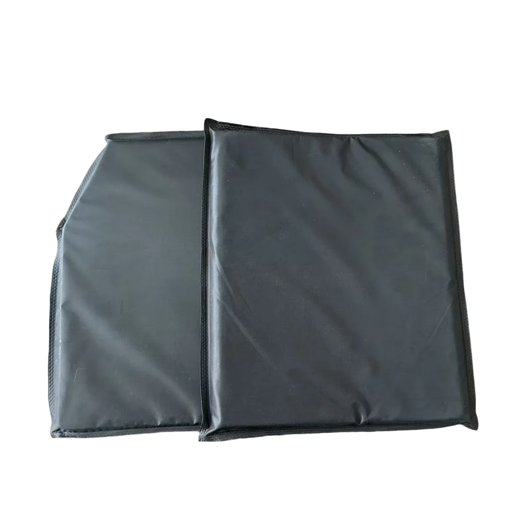 NIJ IIIA bulletproof plate10 "x12" lightweight tactical ultra high molecular weight polyethylene body armor vest insertion plate