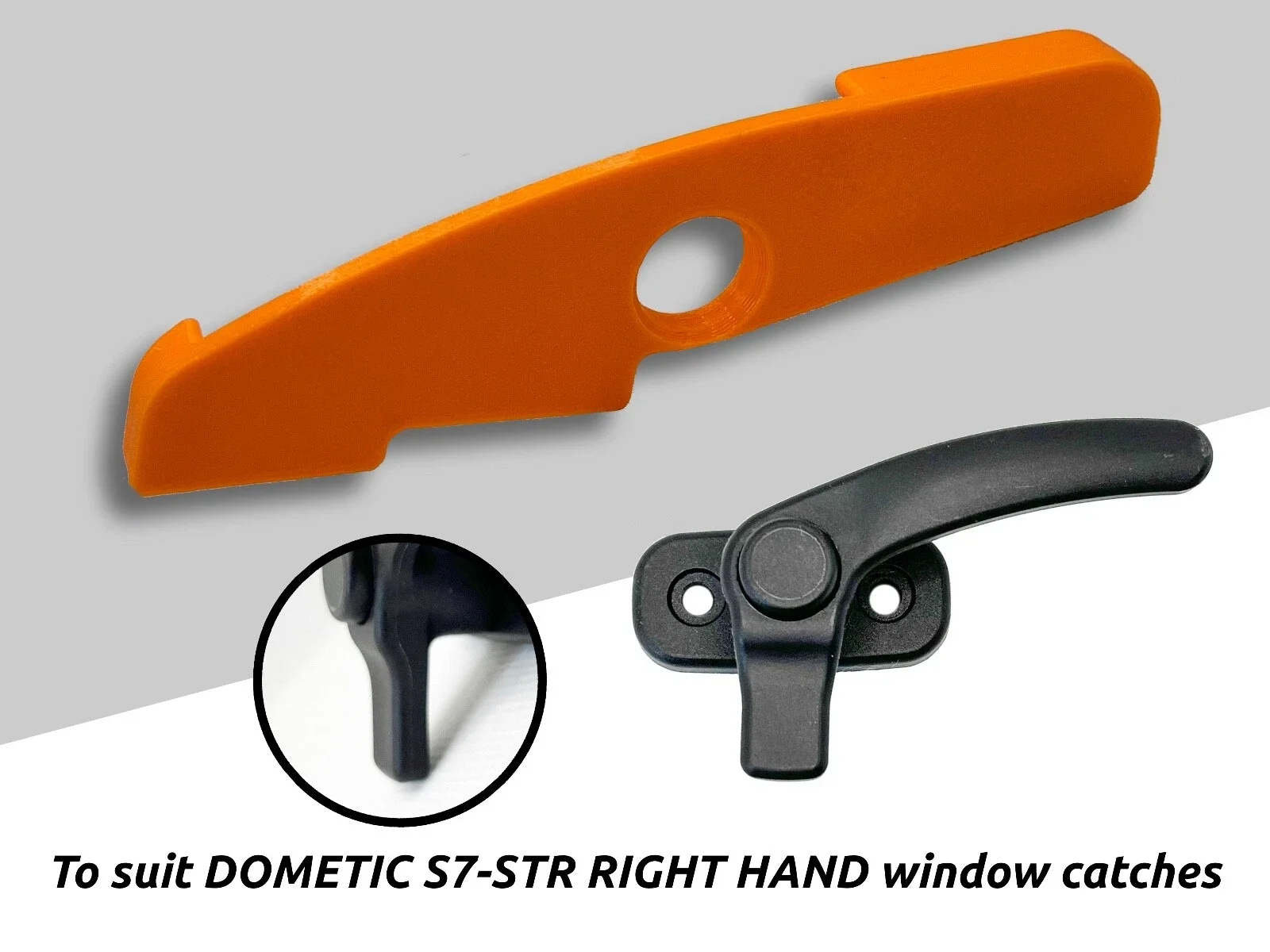 

1PC Window Security Lock PolyPlastic For Seitz Dometic Plastoform Caravan Motorhome RV Replacement Car Accessories