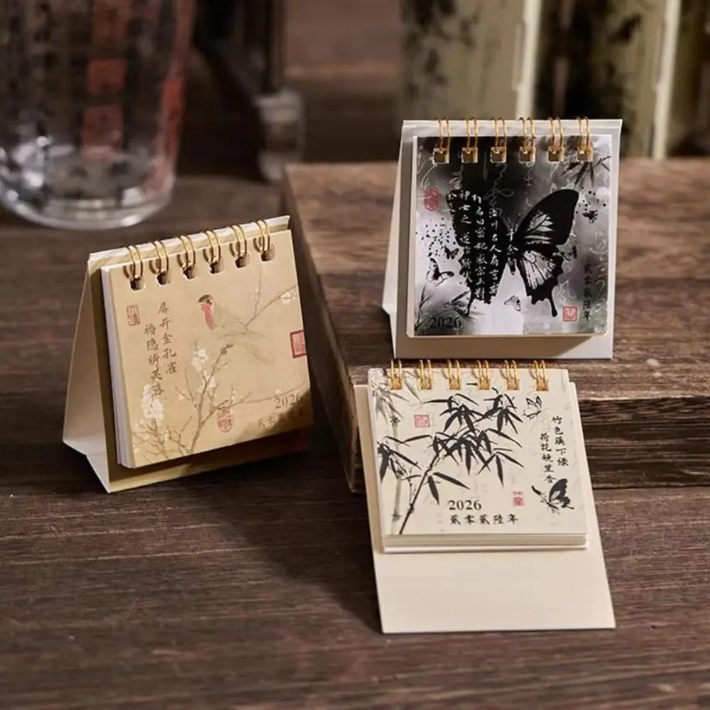 2026 To Do List Desk Calendar Home Decoration Thick Paper Schedule Planner Simple Creative Mini Calendar Desktop Decorations