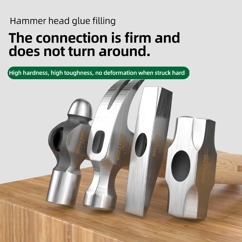 Small Hammer Mini Claw Hammer Head Fitter Hammer Octagonal Hammer Multifunctional Integrated Nail Hammer Nail Hammer Woodworking