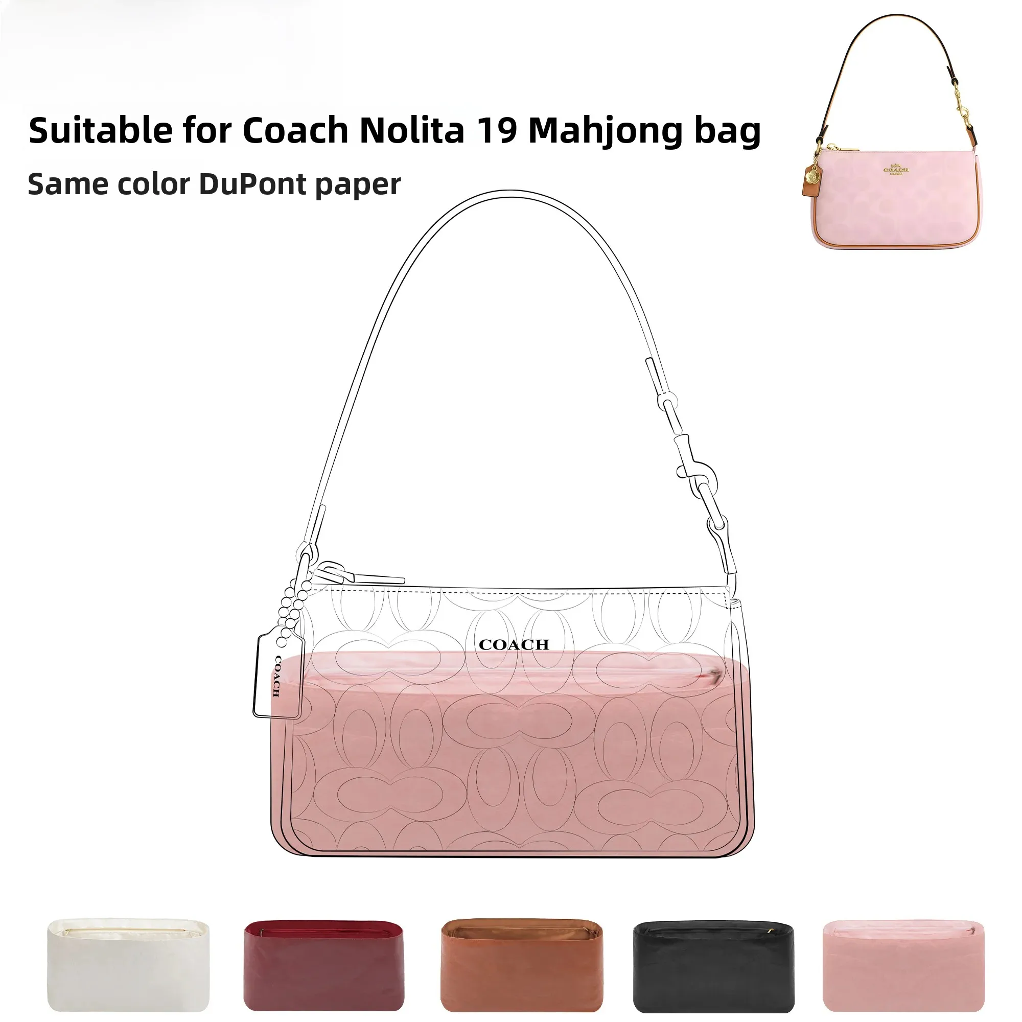 dgaz-nolita19-mahjong-bag-same-color-dupont-paper-inner-pocket-full-pink-color-global-brand-suitable-bag-accessories
