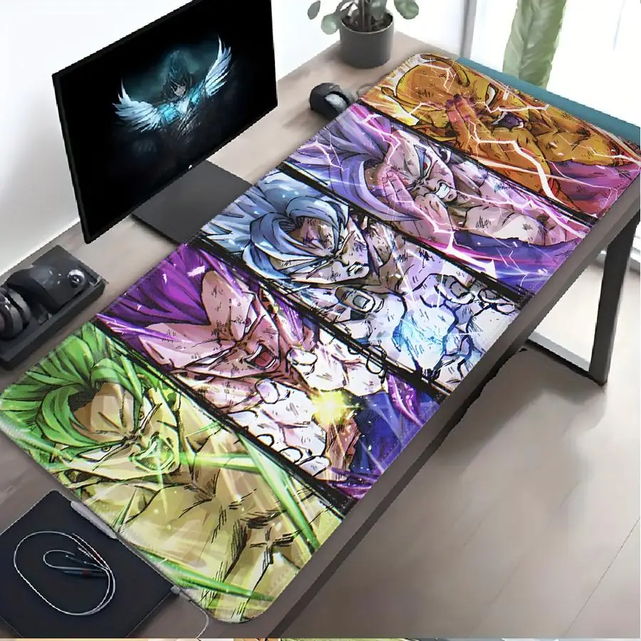Dragon Ball Character Anti slip Mouse Pad Computer Laptop Keyboard Desk accessories office Game Console