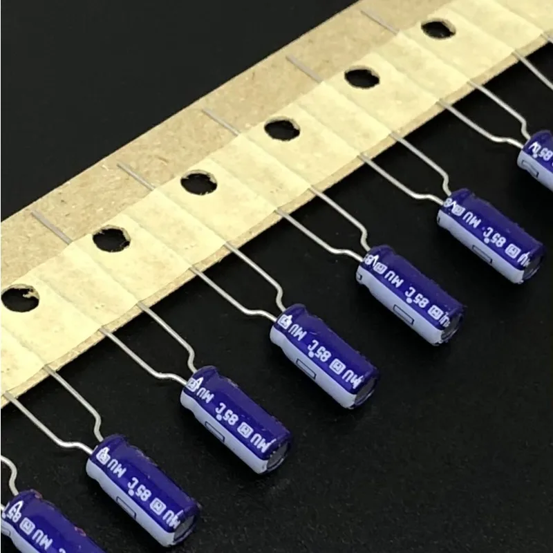 10 unidades/100 unidades Panas MU série 5x11mm capacitor eletrolítico de alumínio de alta qualidade 10V220uF