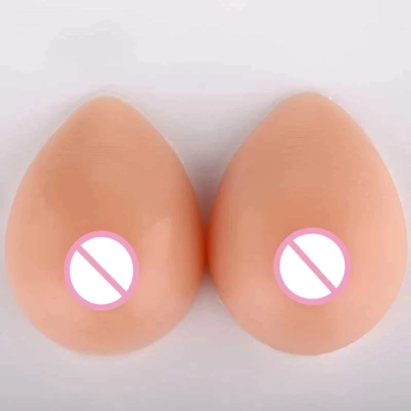 Realistic Fake Boobs Tits Sissy Silicone Breast Form Fake Chest For Crossdresser Shemale Transgender Drag Queen Costume Cosplay