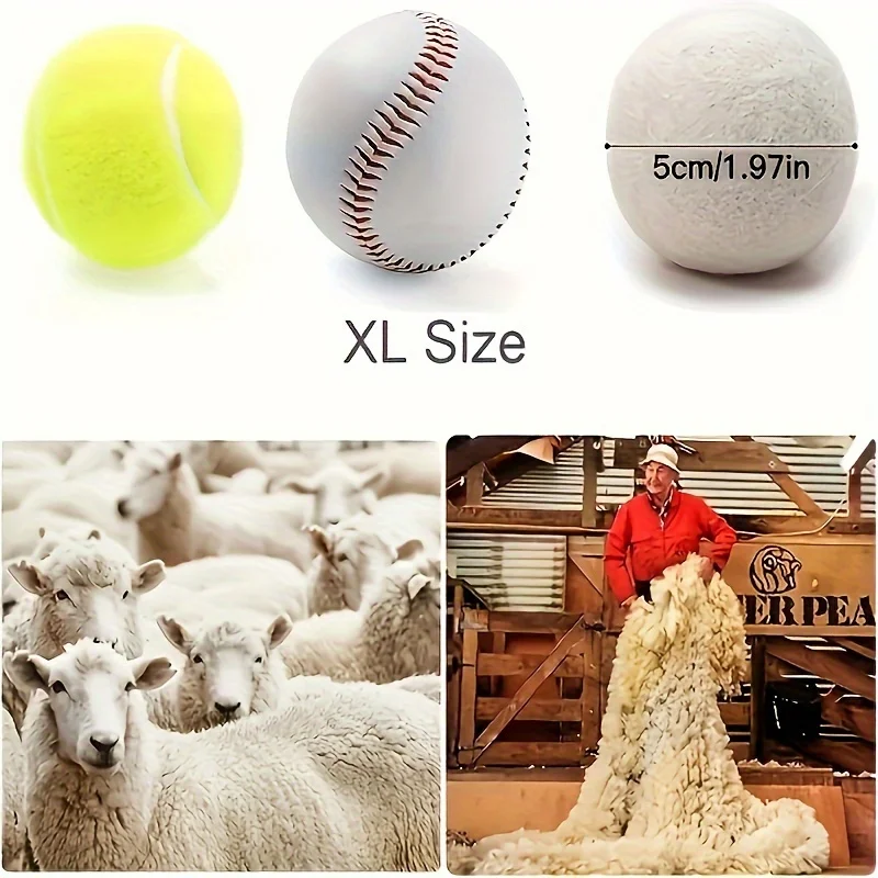 6 buah bola pengering wol listrik statis mengurangi kerut pelembut perlengkapan pembersih baju bola cuci perlengkapan pembersih rumah