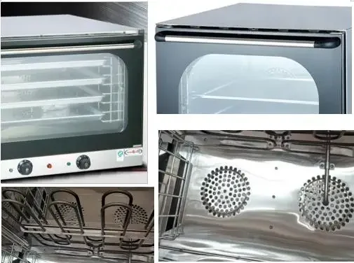 Wholesale Professional Convection Oven 4 Pans with Timer Commercial Electric Oven Multifunctional Pizza Oven