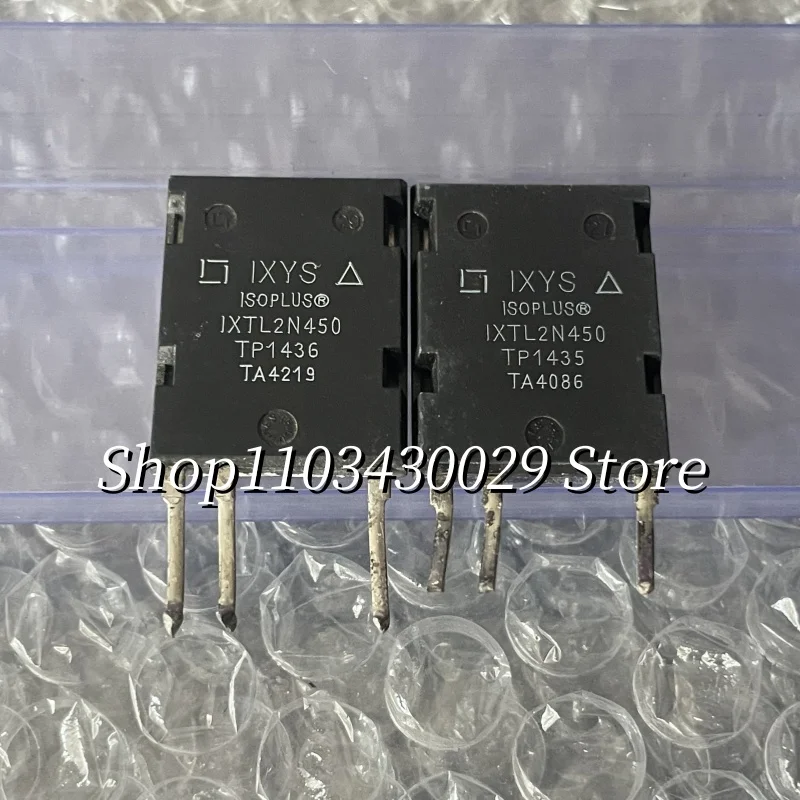 

2Pcs Refurbished Original IXTL2N450 ISOPLUS i5-Pak 2A 4500V N-Channel High Voltage MOSFET Power Tube
