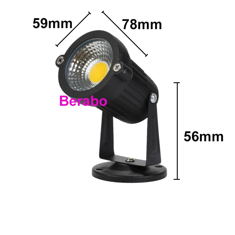 Neue Stil COB Garten Rasen Lampe 230V 220V 110V 12V Outdoor LED Spike-Licht 5W 7W 9W 12W Pfad Landschaft Wasserdicht Spot Lampen – Detail 15