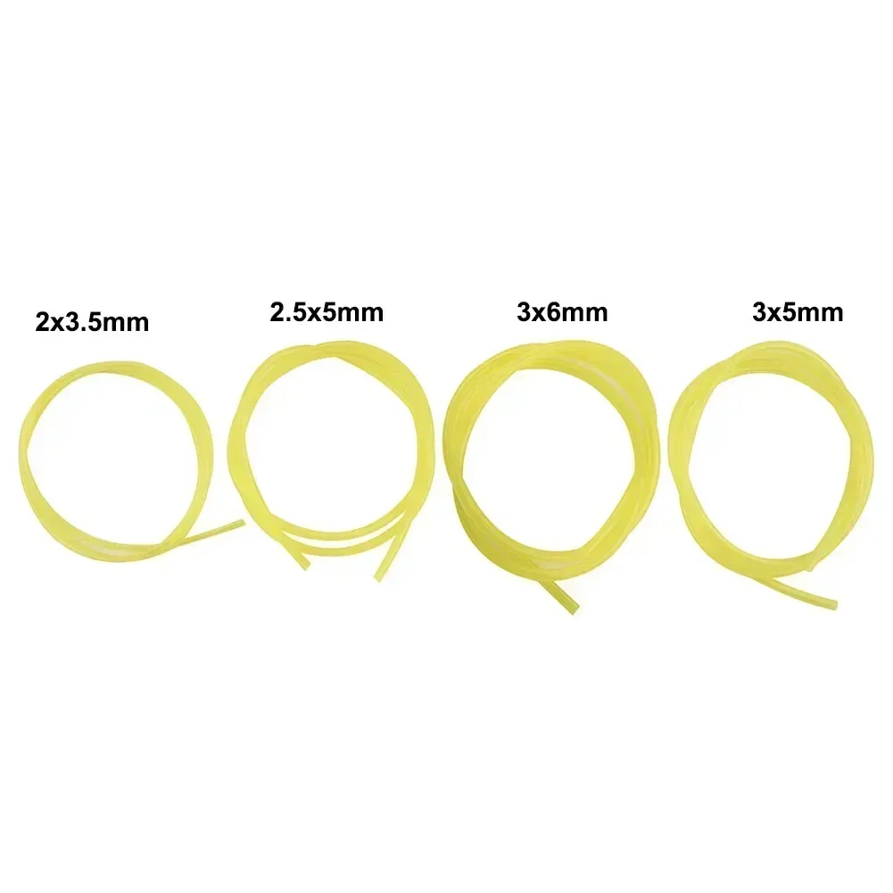 1Meter 4Size 2mm/2.5mm/3mm Petrol Fuel Gas Line Pipe Hose Tube Oil Gas Resistant For String Trimmer Chainsaw Saw Blower