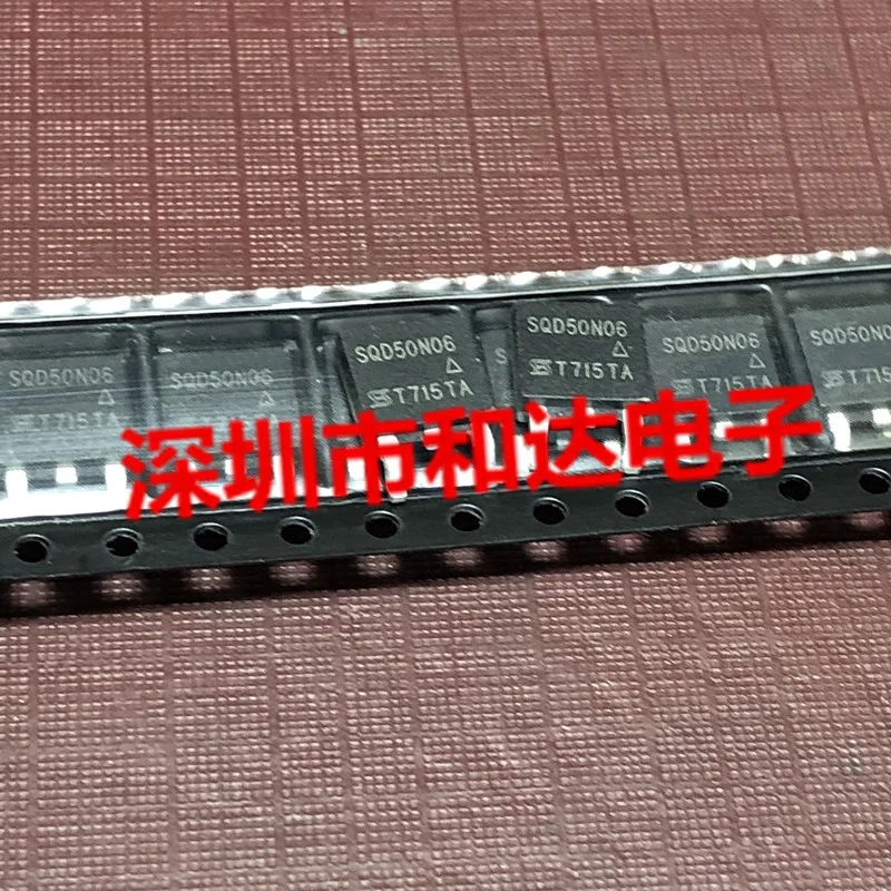 10Pcs Orginal Nieuwe SQD50N06 Om-252 60V 50A
