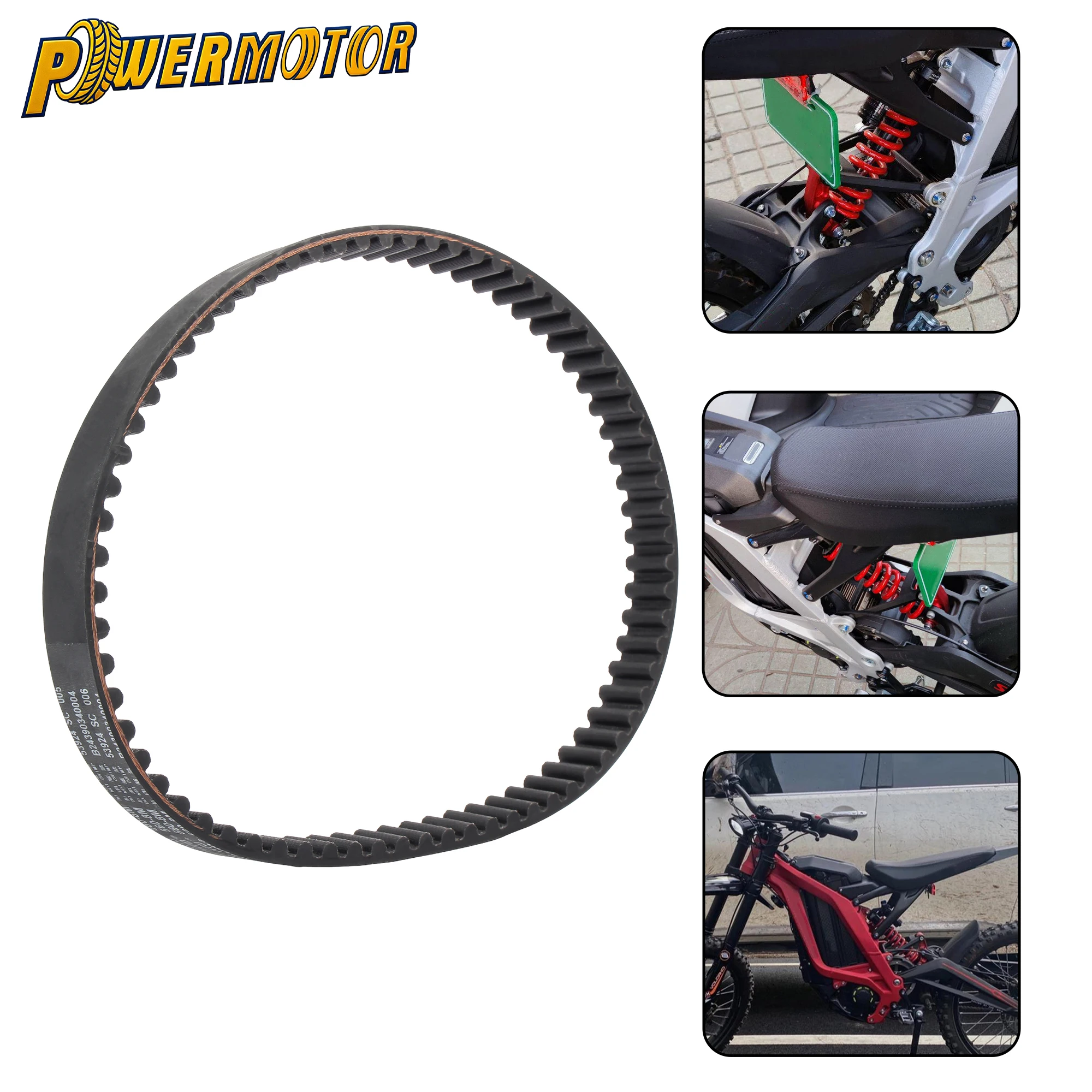 

For Sur-Ron Surron Light Bee S X Electric Motorcycle 8M 560 Transmission Belt Drive Belt Ebike Motocross Replacement Parts