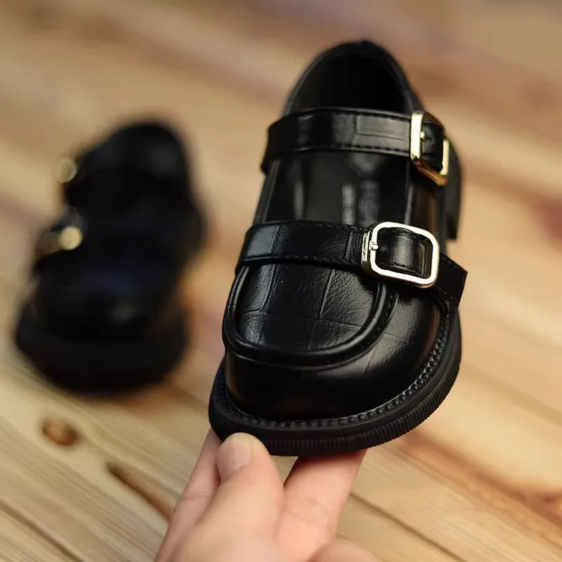 

2025 Spring New Girls'Loafers Classic British Style Baby Walking Shoes Princess-Inspired Footwear for Indoor/Outdoor Multi-Use