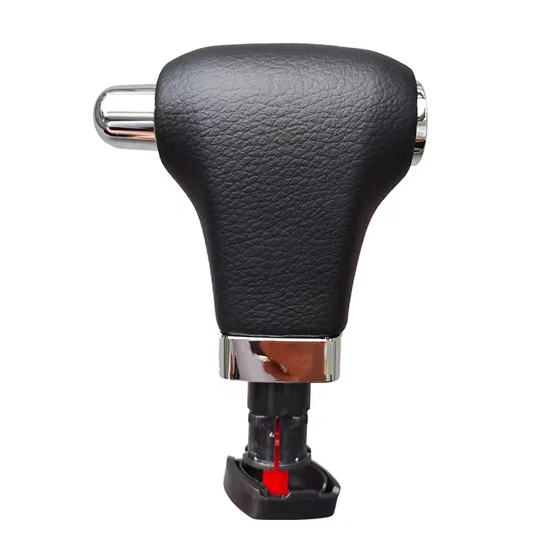 Leather Automatic Gear Shift Knob For Volkswagen Magotan Sagitar Lavida Tiguan Touran Bora Golf 6 2006 2007 2008 2009 2010 2011