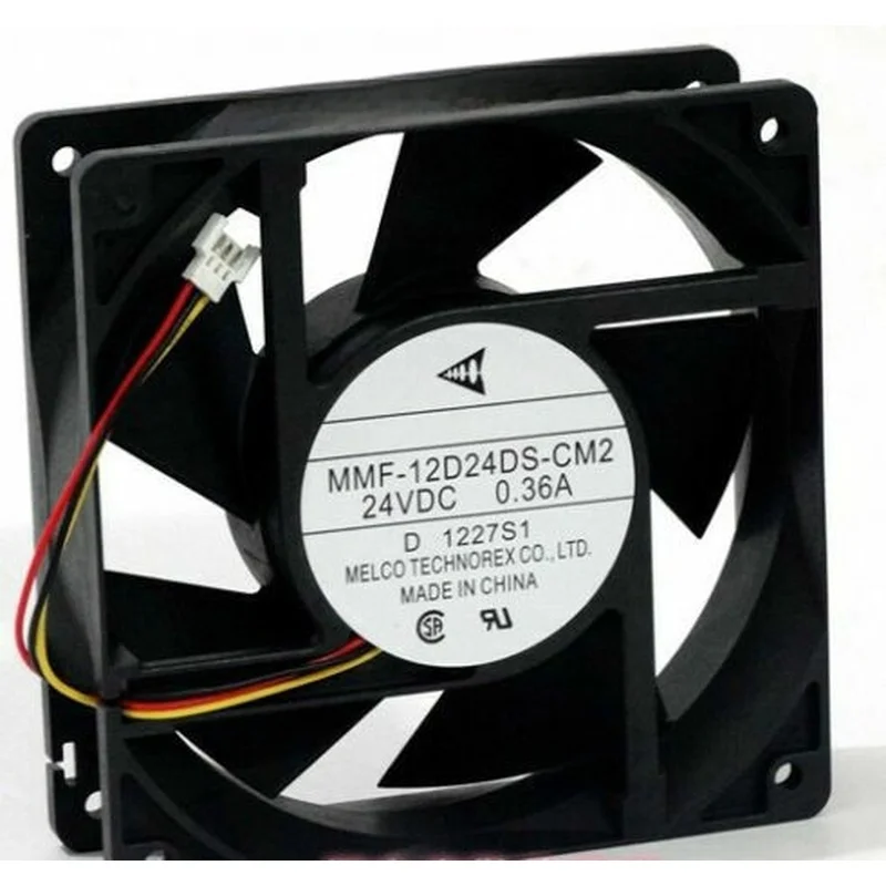 MY 1 PCS For MELCO FAN MMF-12D24DS-CM2 DC 24V 0.36A 12CM 3 Pin