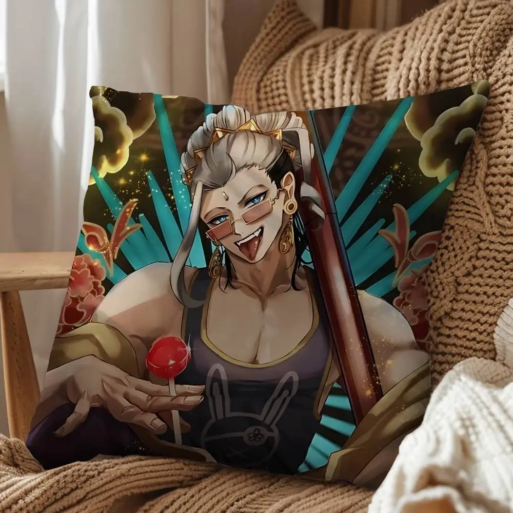 Jack the Ripper Chibi Record of Ragnarok room decor para regalar pillow cover living room sofa cushion cover bed pillow cover view 2