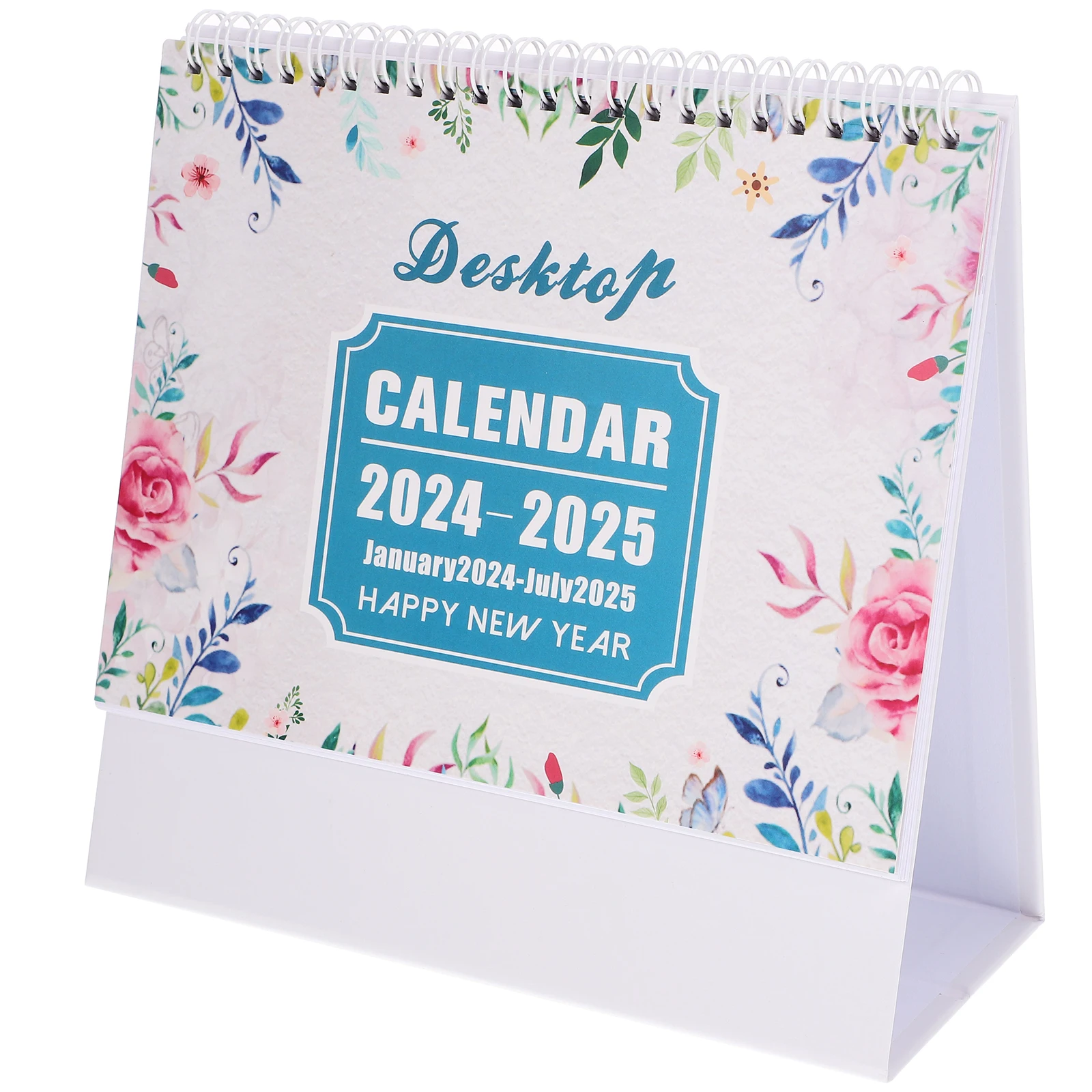 

2024 2025 Standing Desk Calendar 2024-2025 Standing Flip Flip Countdown Calendar Blank Paper Office Decorative Thick Metal