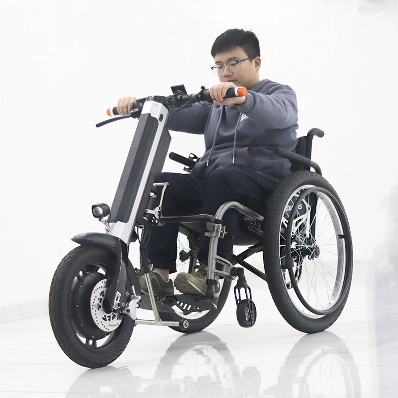 

MT04 Wholesale Electric Handbike Stock Fast Delivery Wheel Chair Attachment 350W Hub E-motor for Handbikes