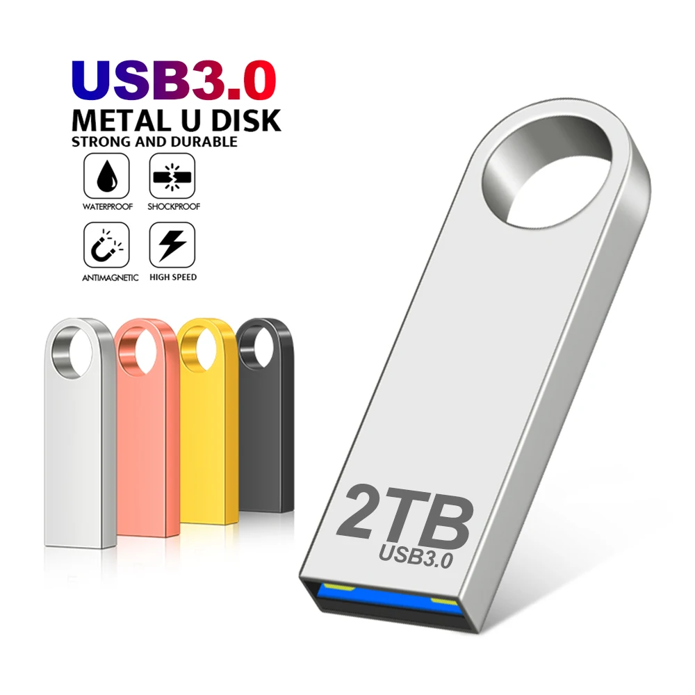 Super USB 3,0 2TB Metall Pen Drive 1TB Cle USB Flash-Laufwerke 512g Pen drive High Speed tragbare SSD Memoria USB-Stick versand kostenfrei