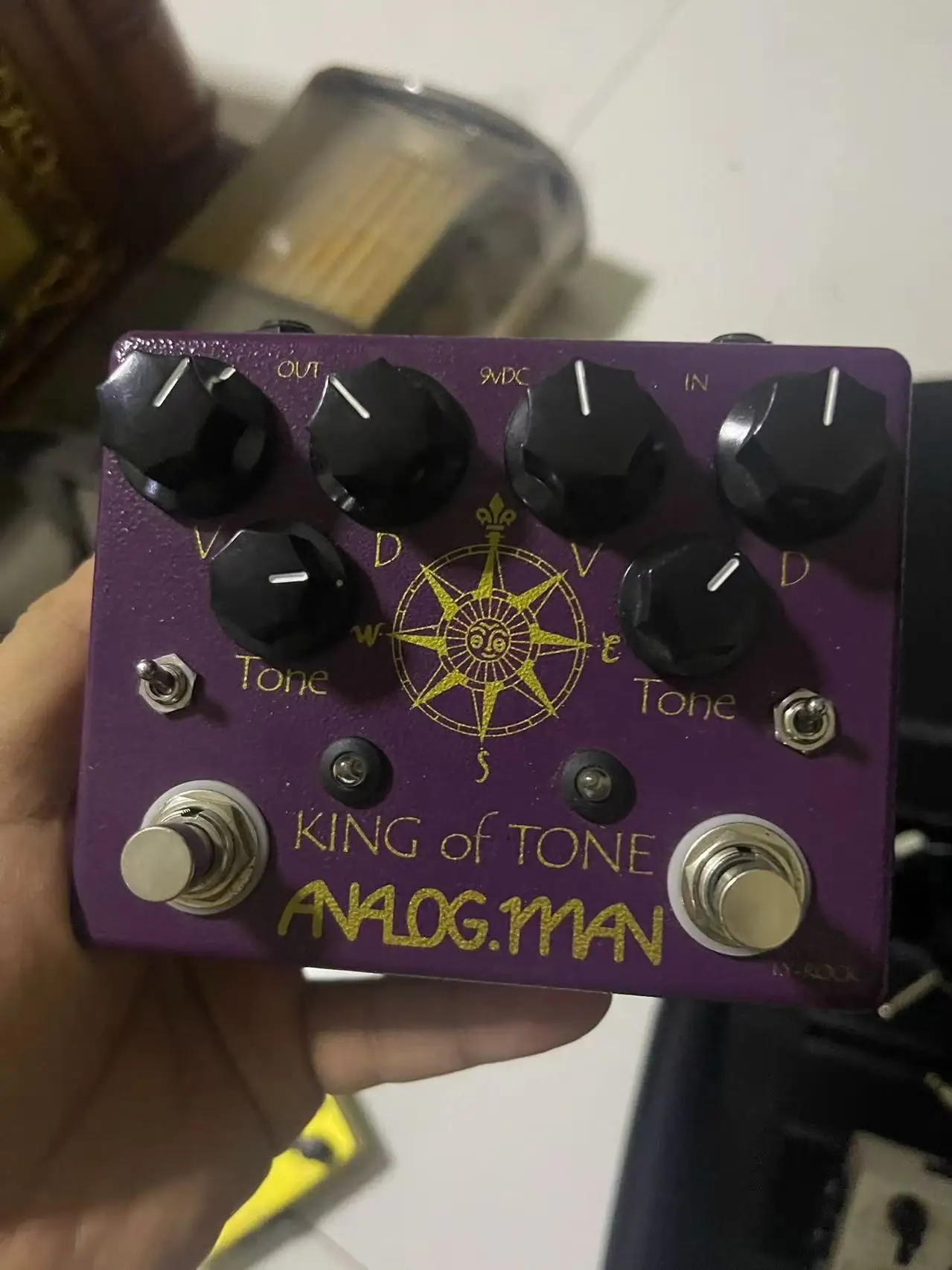 LY-ROCK King Of tone Maximum configuration   electric guitar Overload excitation single block effect