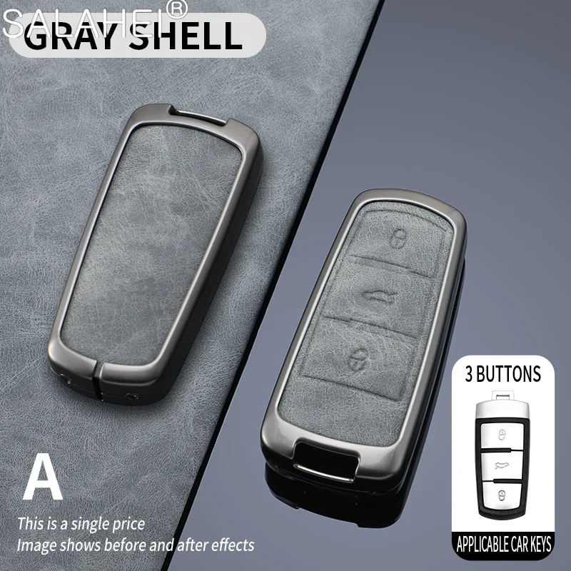 3 Buttons Remote Car Key Case Car Key Shell Case for Volkswagen VW Passat CC B6 B7 B7L 3C R36 Maogotan B5 Smart Fob Card