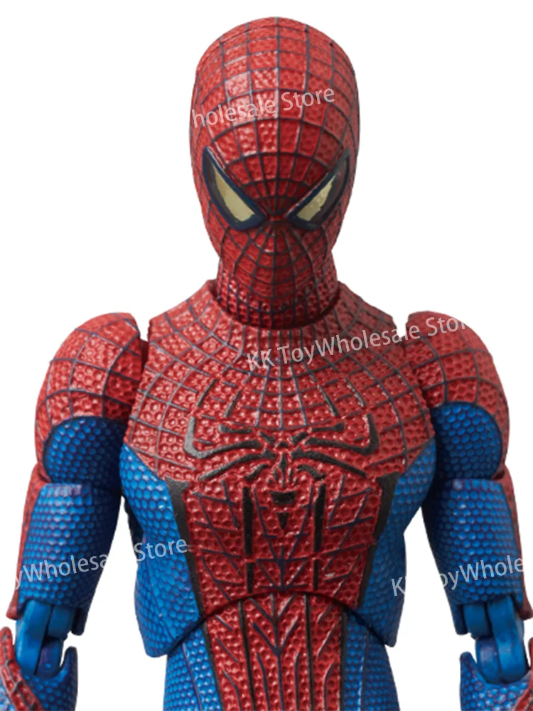 Spiderman Ct Toys Mafex 001 Peter Parker Andrew Garfield The Amazing Spider-Man Shf Anime Action Figure Figurine Toys Customized