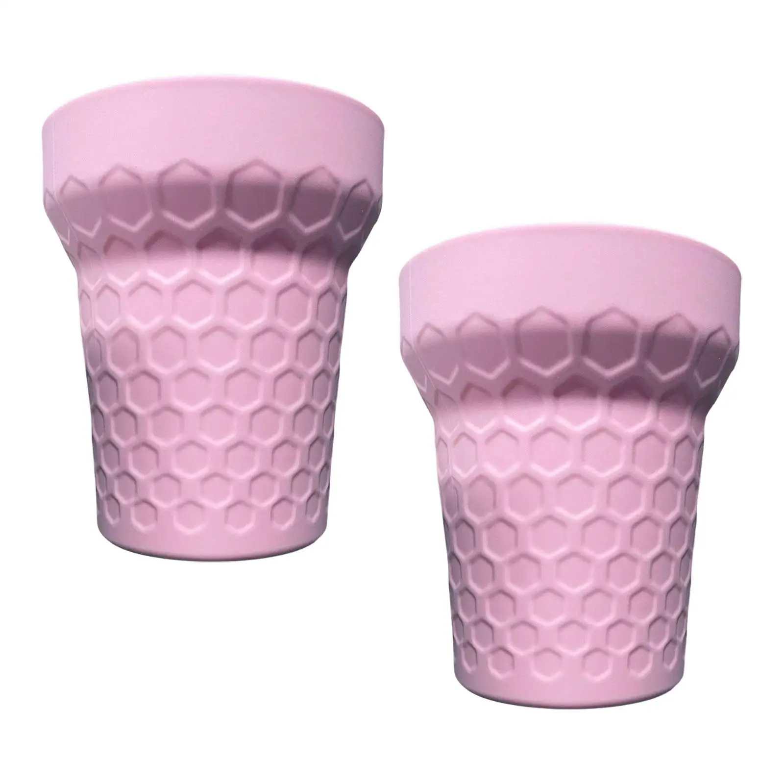 Durable Silicone Bottle Boot Pink Cup Bottom Protector Honeycomb Water Bottle Sleeve Anti Scratch Cover for Travel Backpacking