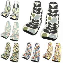 Custom Multi Stem Bird Universal Car Seat Covers for Cars Trucks SUV Orla Kiely Scandinavian Auto Seat Cover Protector 2 PCS