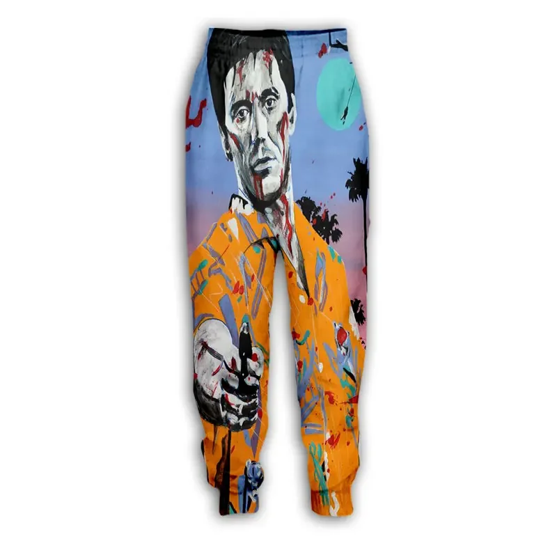 Neue Mode 3D-Druck Scarface Casual Hose Sport Jogging hose Straight Pants Jogging hose Hose für Frauen/Männer h02