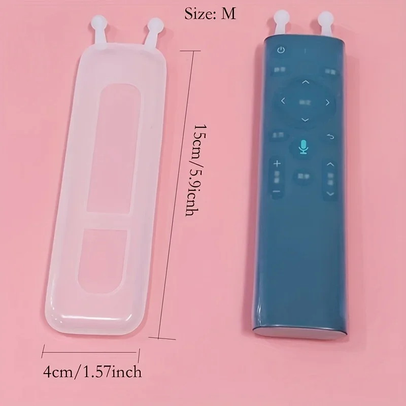 1 pc- Remote Cover, Dustproof Silicone Sleeve For TV And AC Remotes, Universal Silicone Sleeve Case