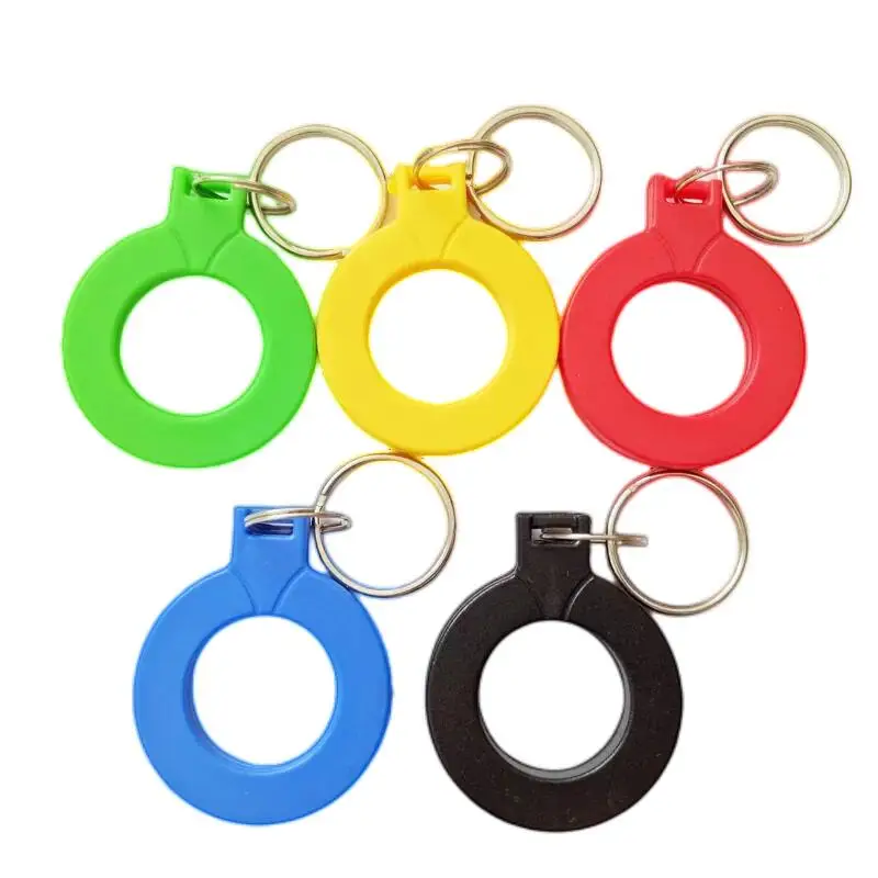 1Pcs 13.56MHz Read Only RFID Keytags Mifare 14443A M1 S50 Small Smart IC Key Ring Tag Keyfobs Token NFC Access Control Card