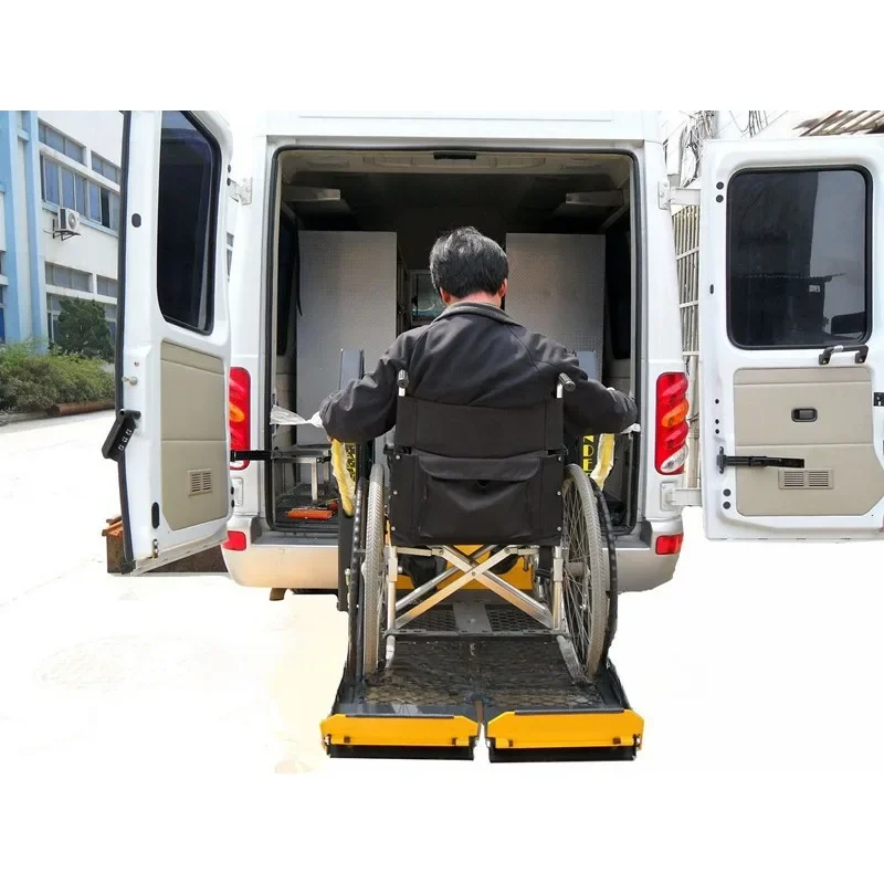 Outside mobility wheelchair lifts for disabled people