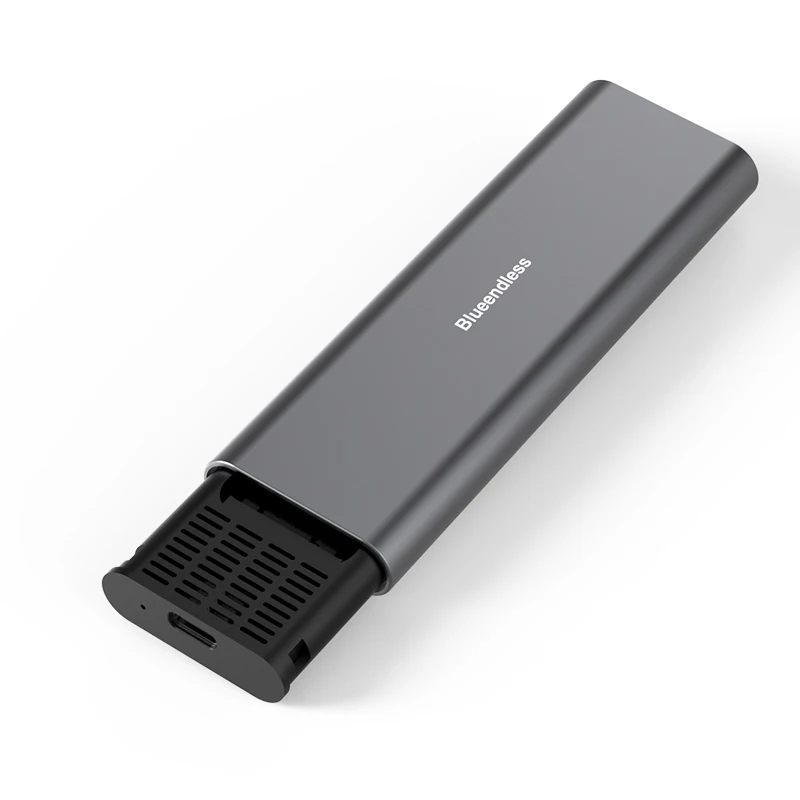 

M.2 NGFF NVME SSD Disk Enclosure M2 to Type-C SATA/NGFF SSD Enclosure Dual Protocols M2 SSD Enclosure Adapter Case