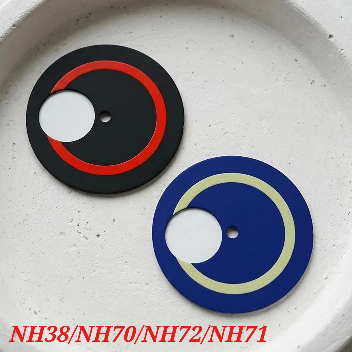 Zifferblatt 28,5 mm, NH38-Uhrenzifferblatt, passend für NH70, NH72, NH71 Uhrwerk, 28,5 mm, ohne Leuchteffekt, Uhrenoberflächenteile