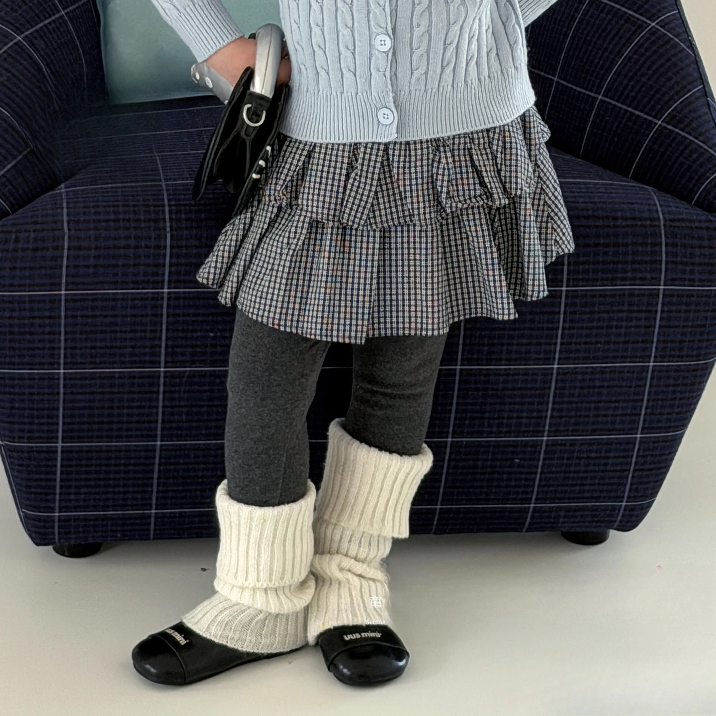 2026 Girls Korean Plaid Diaper Cover Cotton Polka Dot Leggings 2026 Fall Korean Slim Stylish Pants Autumn