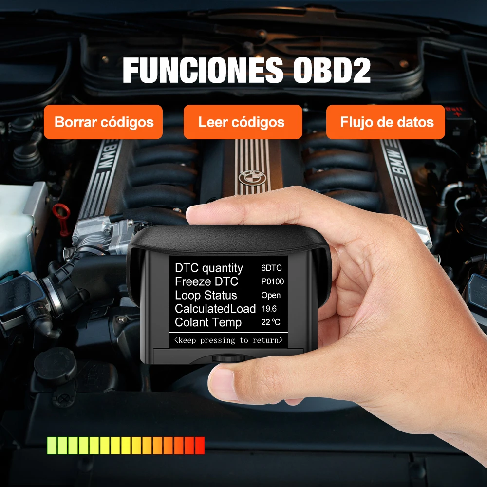 ANCEL A202 OBD2 HUD Car Digital Gauge Display Speed Water Temp Fuel Consumption with Overspeed Alarm Brake Test Code Reader