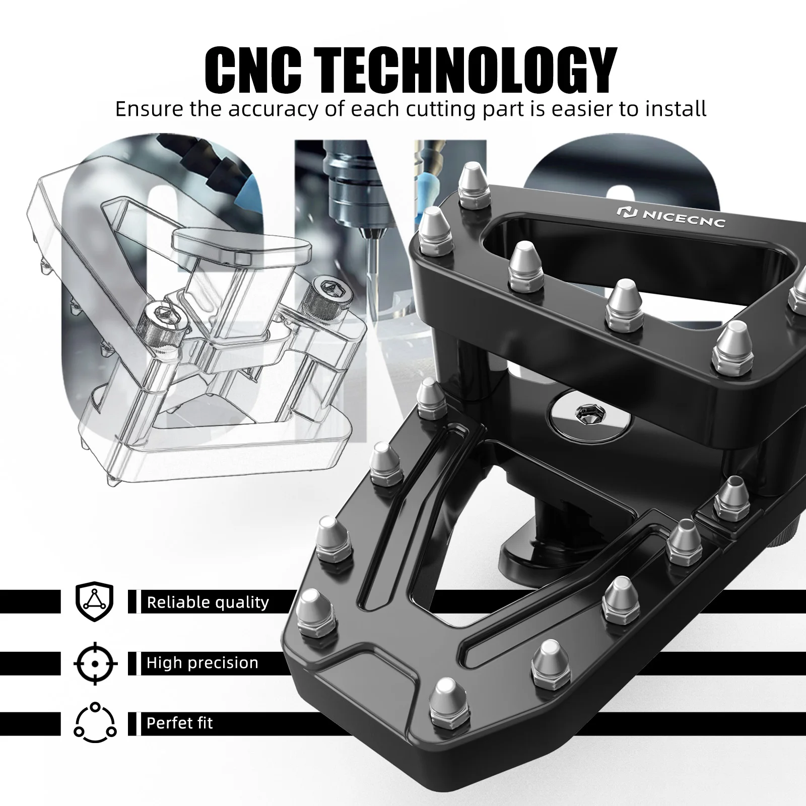 (EU-Lager) Für Honda CRF1100L Africa Twin CRF 1100L /Adventure Sports 2024 2025 20-26 Fußrasten Hintere Bremshebel-Pedale – Detail 27