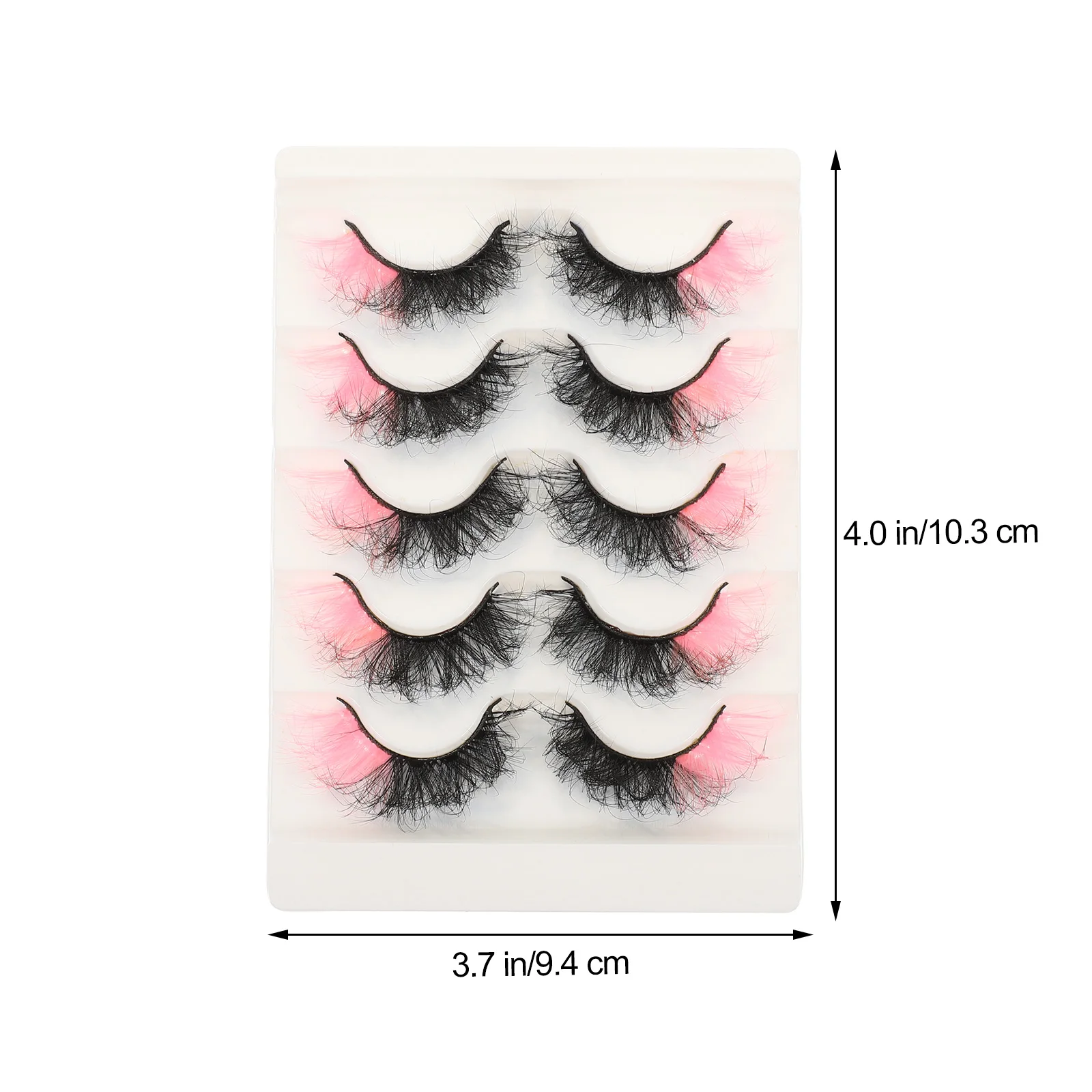 

5 Pairs Fake Eyelashes False Extension Supplies Wispy with Natural Look Strips for Extensions Colored Bulk