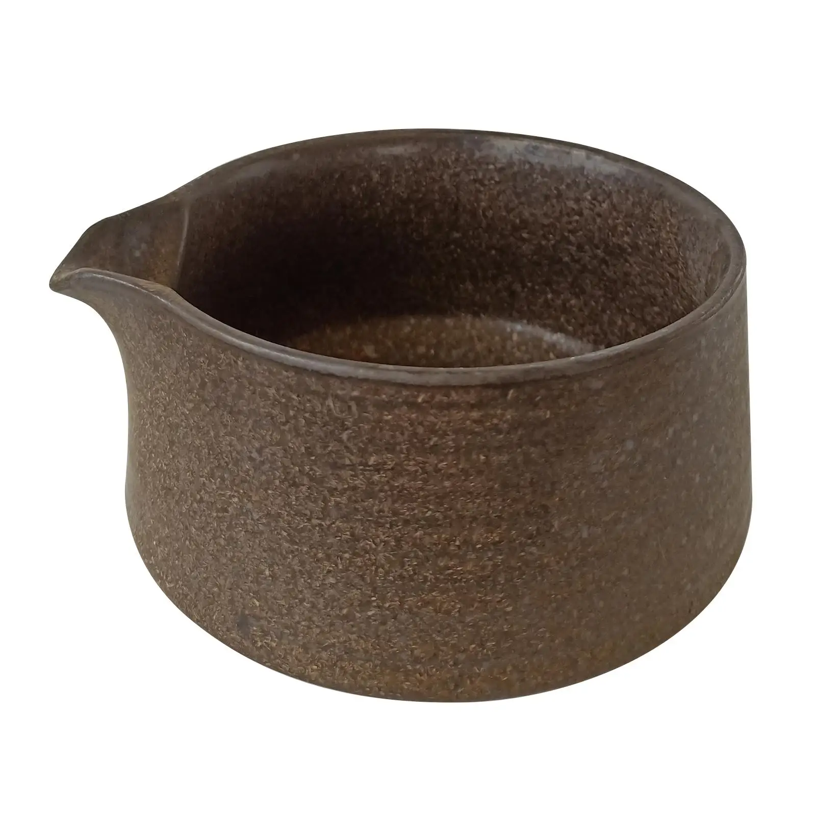 Porcelain Matcha Mixing Bowl Spout Design Ceramic Tea Bowl for Whisking Green Tea Ideal Gift Tea Room Decor