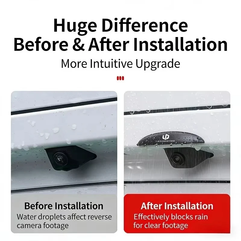 Waterproof Rear Camera Rain Shield 360° Reverse Radar Cover Fit Leapmotor C10 C11 C16 B01 B10 Driving Safety Accessory