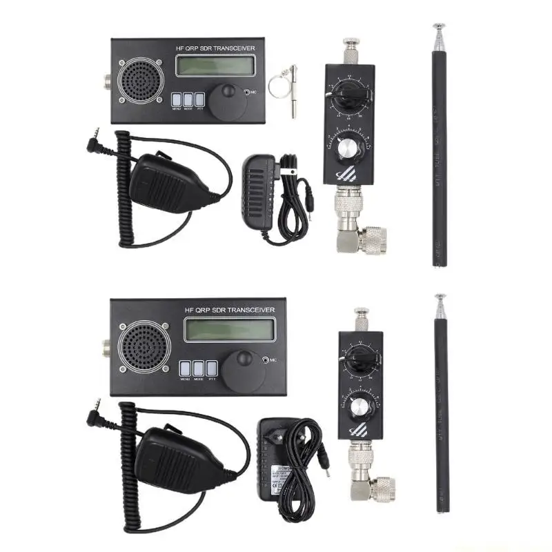 F62C 8-Band Full Modes USDR QRP Transceiver FM76mhz-108mhz Transceiver for DIY Radio Simple Structure Convenient to Carry