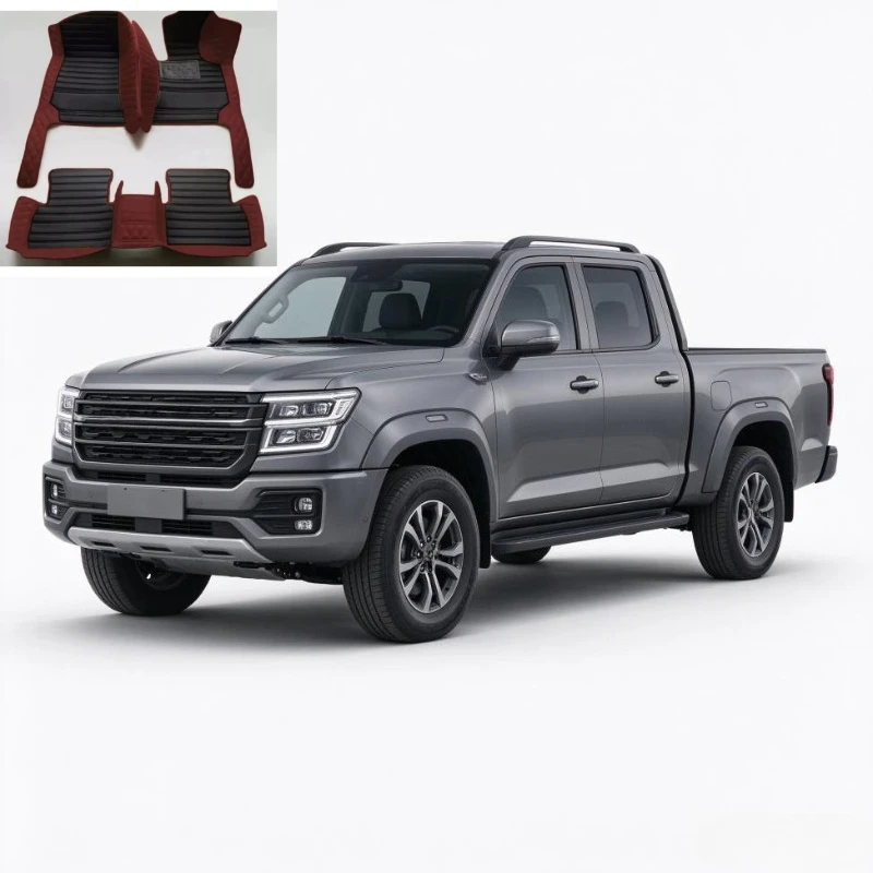 Custom For ZXAUTO Weishi 1949 Grand Lion Pickup 2021-2026 PU Waterproof All Weather Car Floor Mats Anti Slip Accessories LHD/RHD
