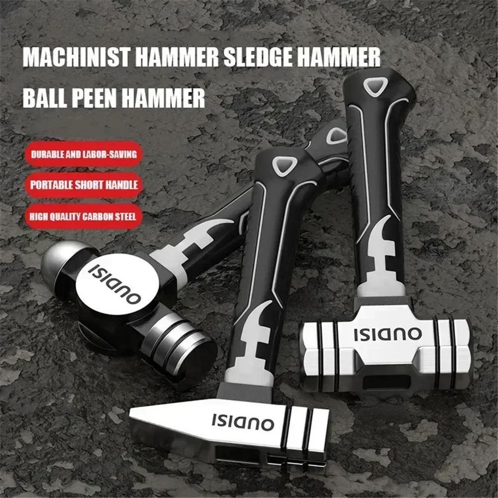 

Heavy Duty Short Handle Octagonal Hammer High Carbon Steel Hand Tool Nail Hammer for Carpenter Woodworking