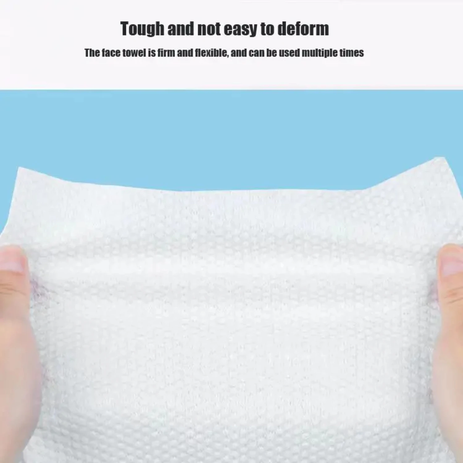 Soft Thickened Cotton Face Towel, Disposable Cleaning Tissue - 1pc