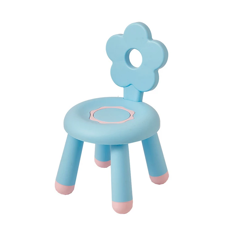 

Furniture Small Chair Stool Living Room Cartoon Stool Pedal Cute Stool Plastic Flower Shaped Bench