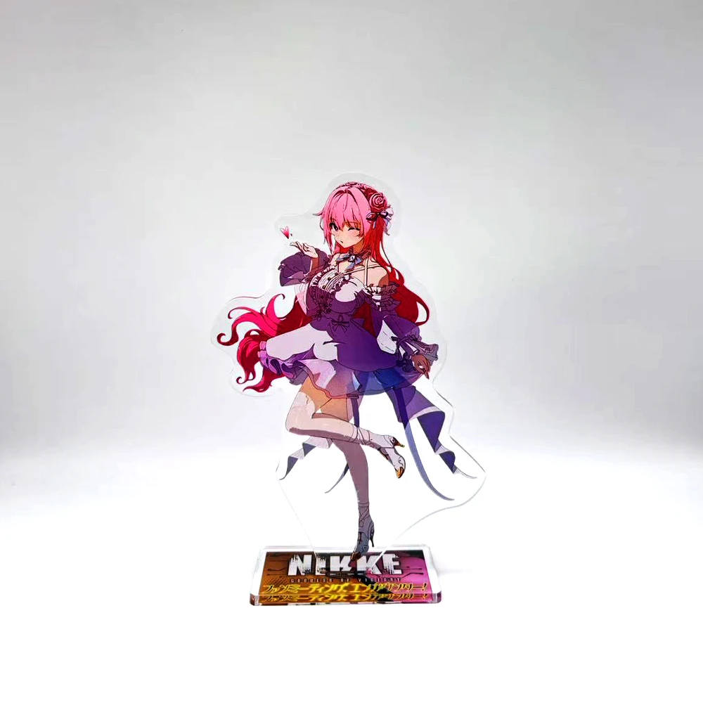 الألعاب الكورية NIKKE آلهة النصر حامل الاكريليك الشكل إيما ميراندا الدائمة نموذج لوحة سطح المكتب تأثيري هدية #3