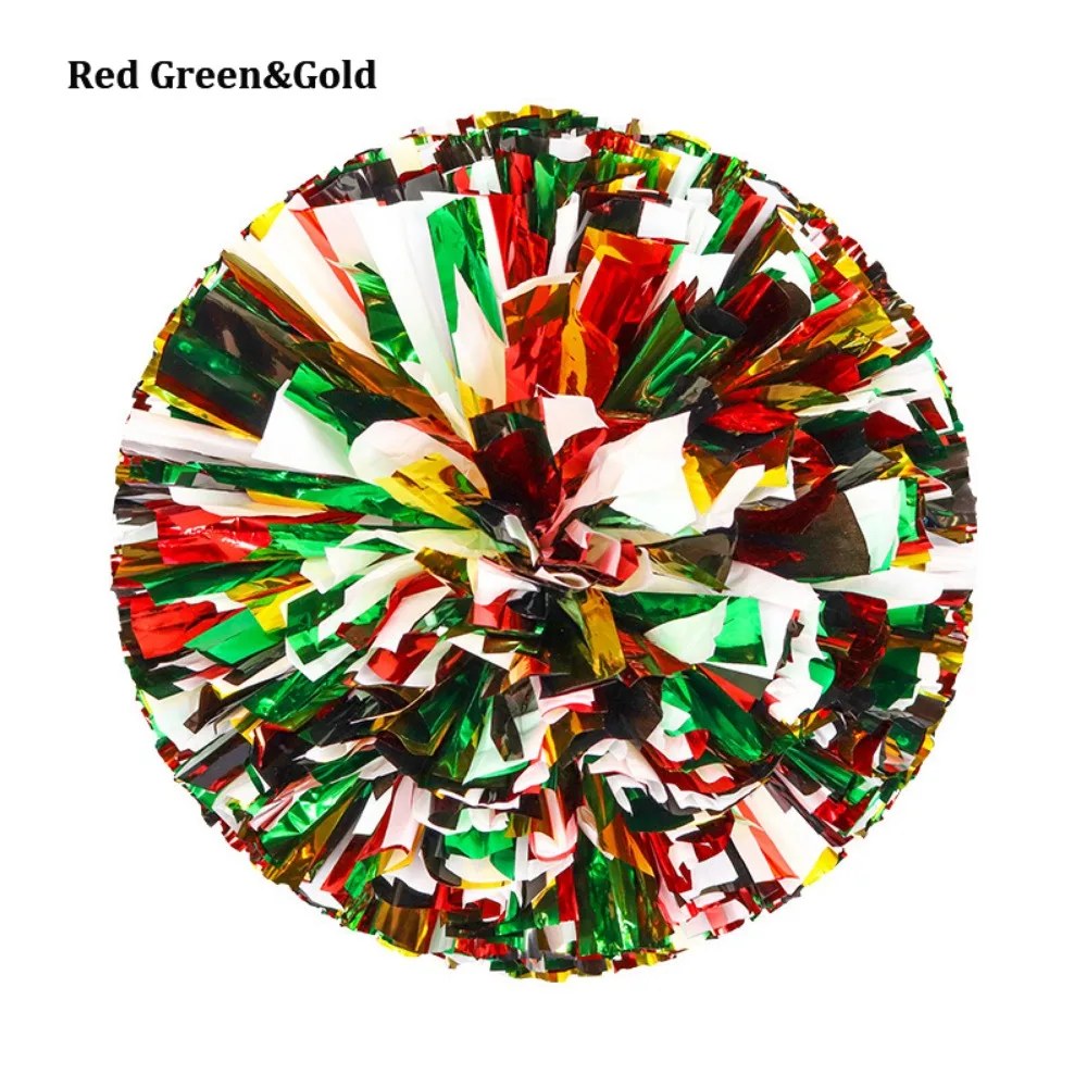 

28cm Game Pom Poms PET Dance Party Concert Decorator Cheering Ball Come On Props Multicolors Sports Match Vocal Ball