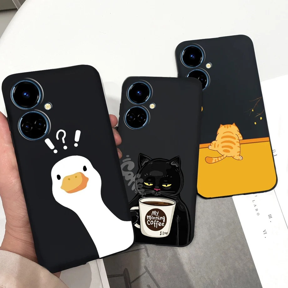 For Tecno Camon 19 Neo Phone Case Camon 19 Pro 5G Housing 2024 New Fashion Soft TPU Coques For Camon19 19Neo Funda Moon Night